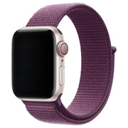 Bracelet Apple Watch Osvo - tissé - nylon - prune