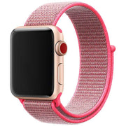 Bracelet Apple Watch Osvo - tissé - nylon - rose
