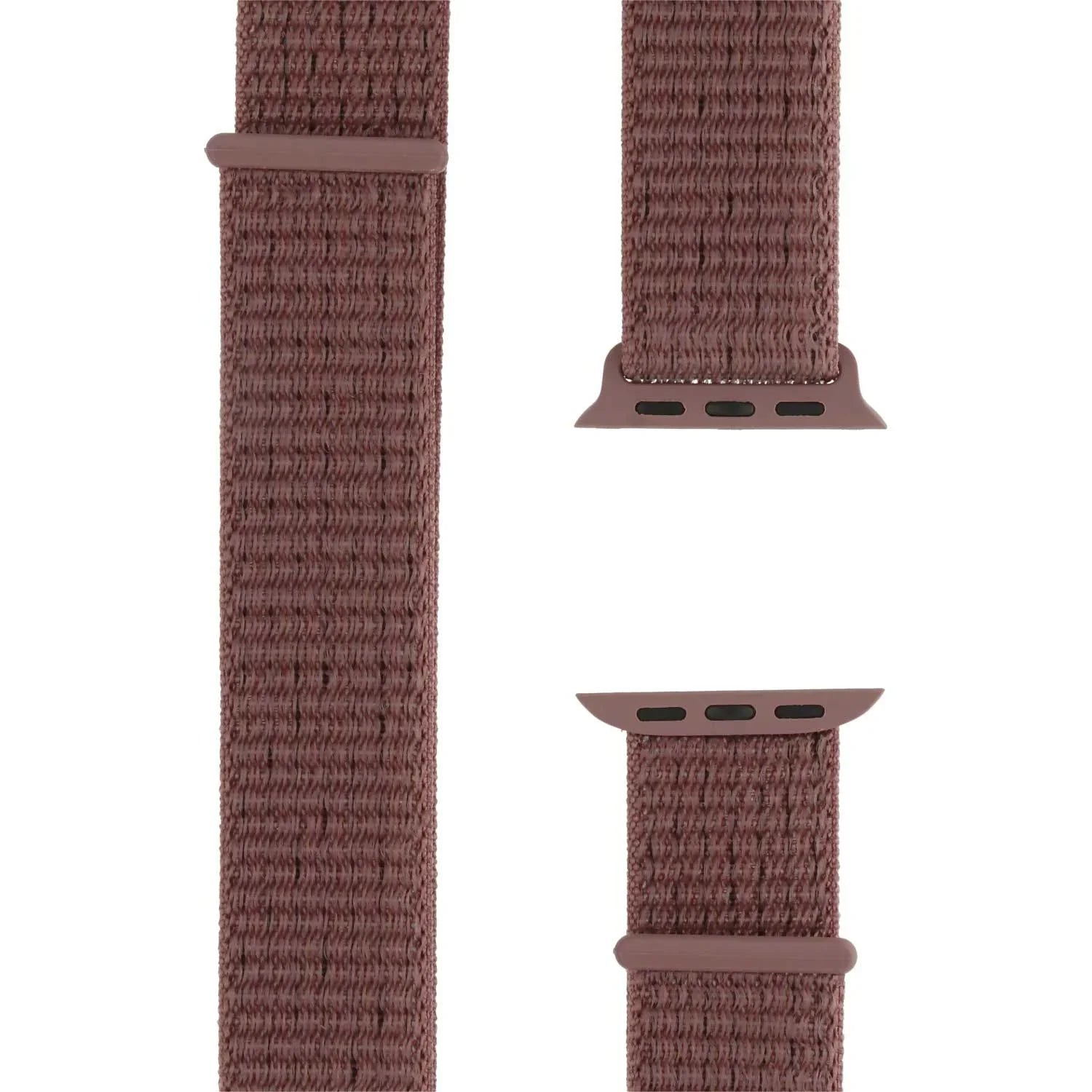 Bracelet Apple Watch Osvo - tressé - nylon - mauve fumé