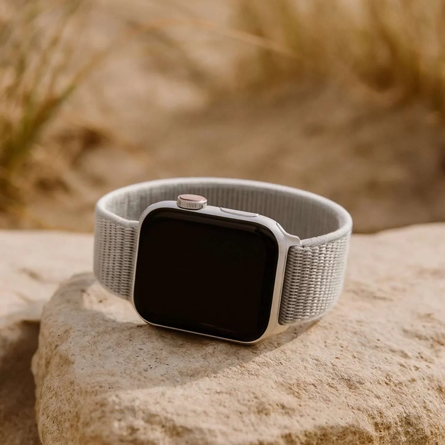 Bracelet Apple Watch Flyne - tissé - nylon - coquillage marin
