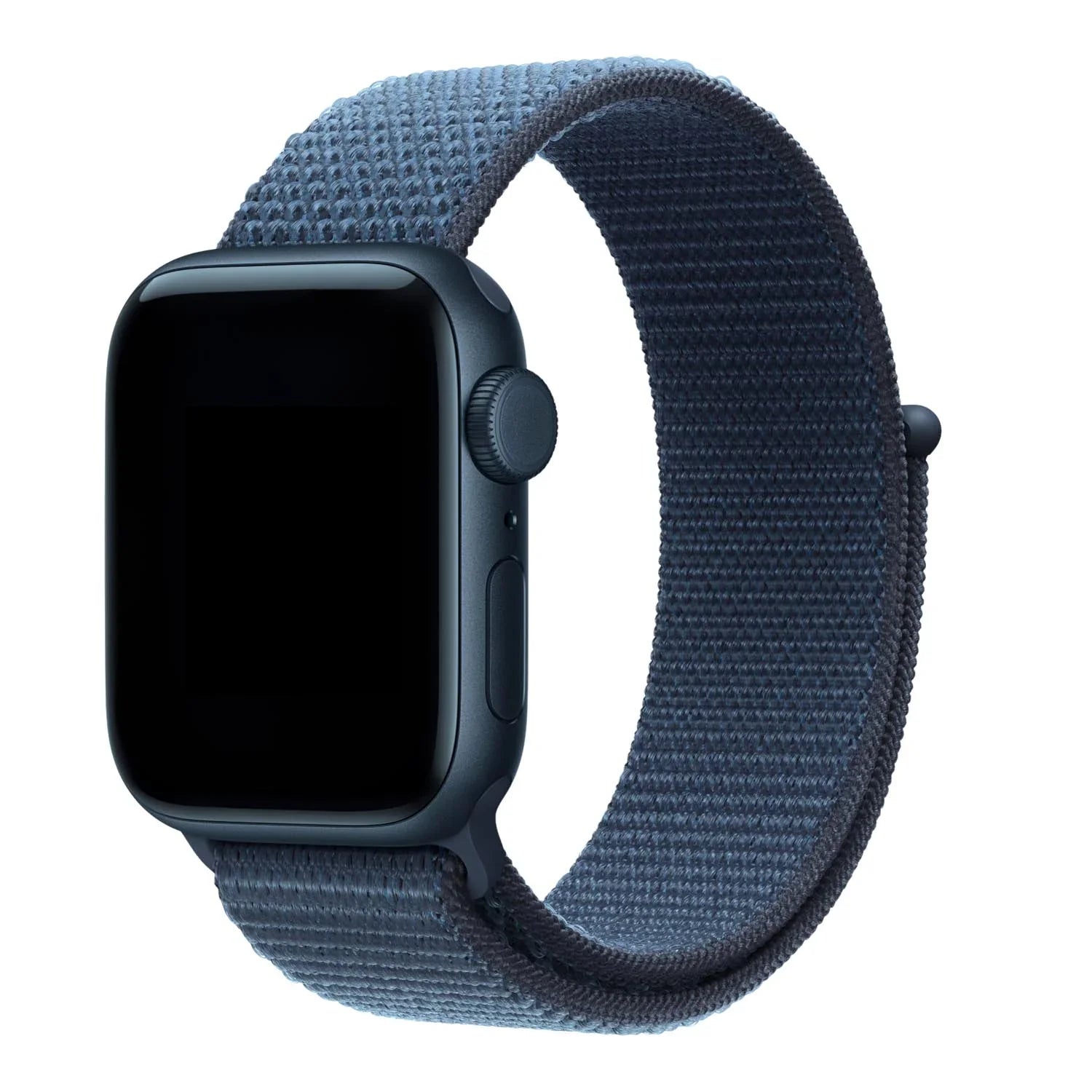 Bracelet Apple Watch Flyne - tissé - nylon - Bleu ancre