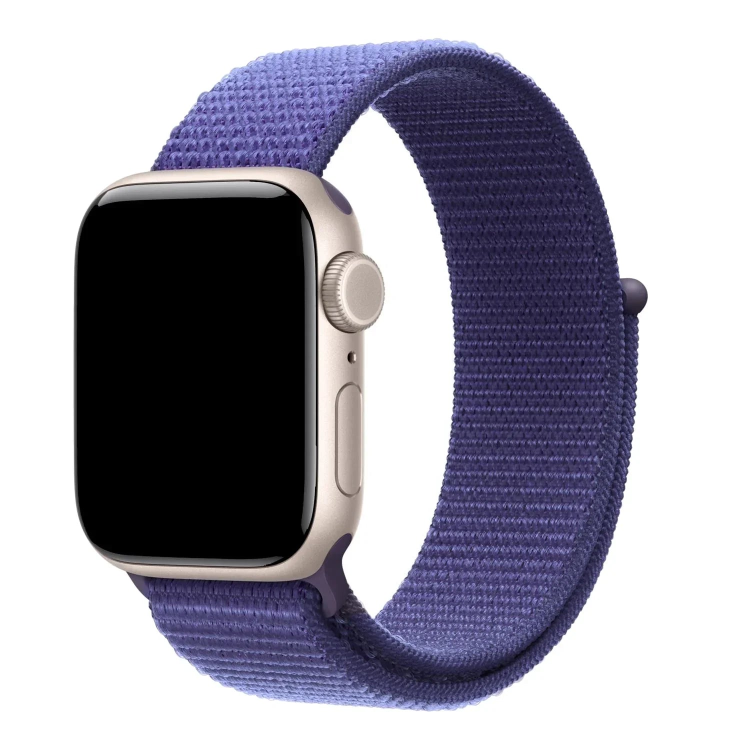 Bracelet Apple Watch Flyne - tissé - nylon - lilas doux