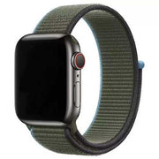 Bracelet Apple Watch - tissé - nylon - vert inverness