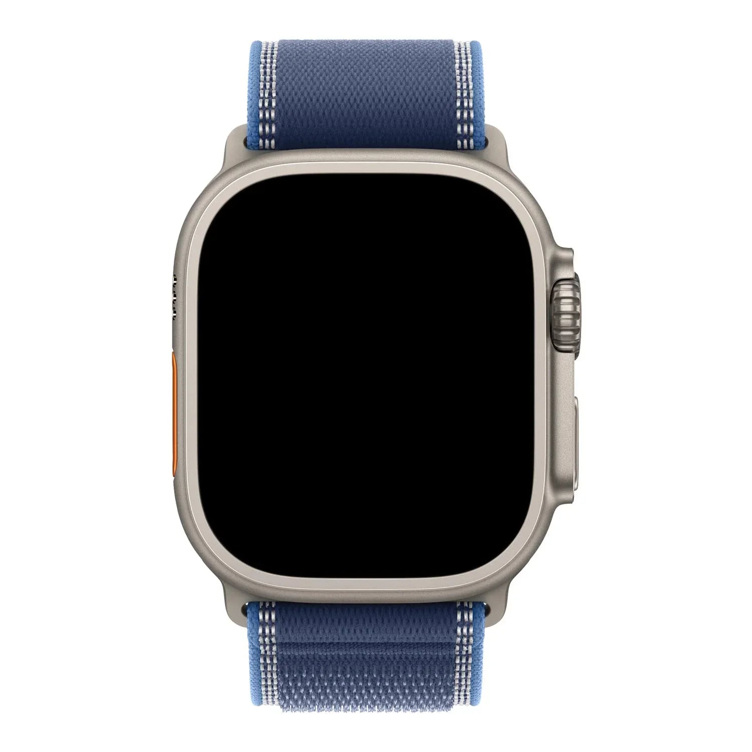 Bracelet Apple Watch Trail - nylon - bleu - bleu vif - argenté