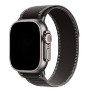 Bracelet Apple Watch Trail - nylon - charbon - argent