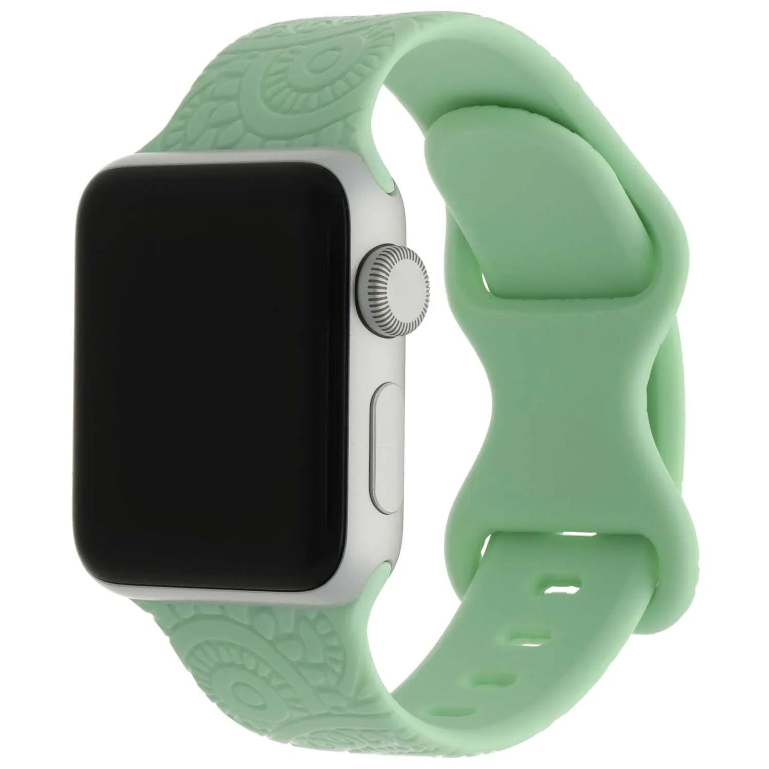 Bracelet Apple Watch Ibiza - silicone - vert