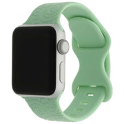 Bracelet Apple Watch Ibiza - silicone - vert