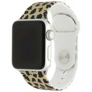 Bracelet imprimé Apple Watch – silicone – léopard marron
