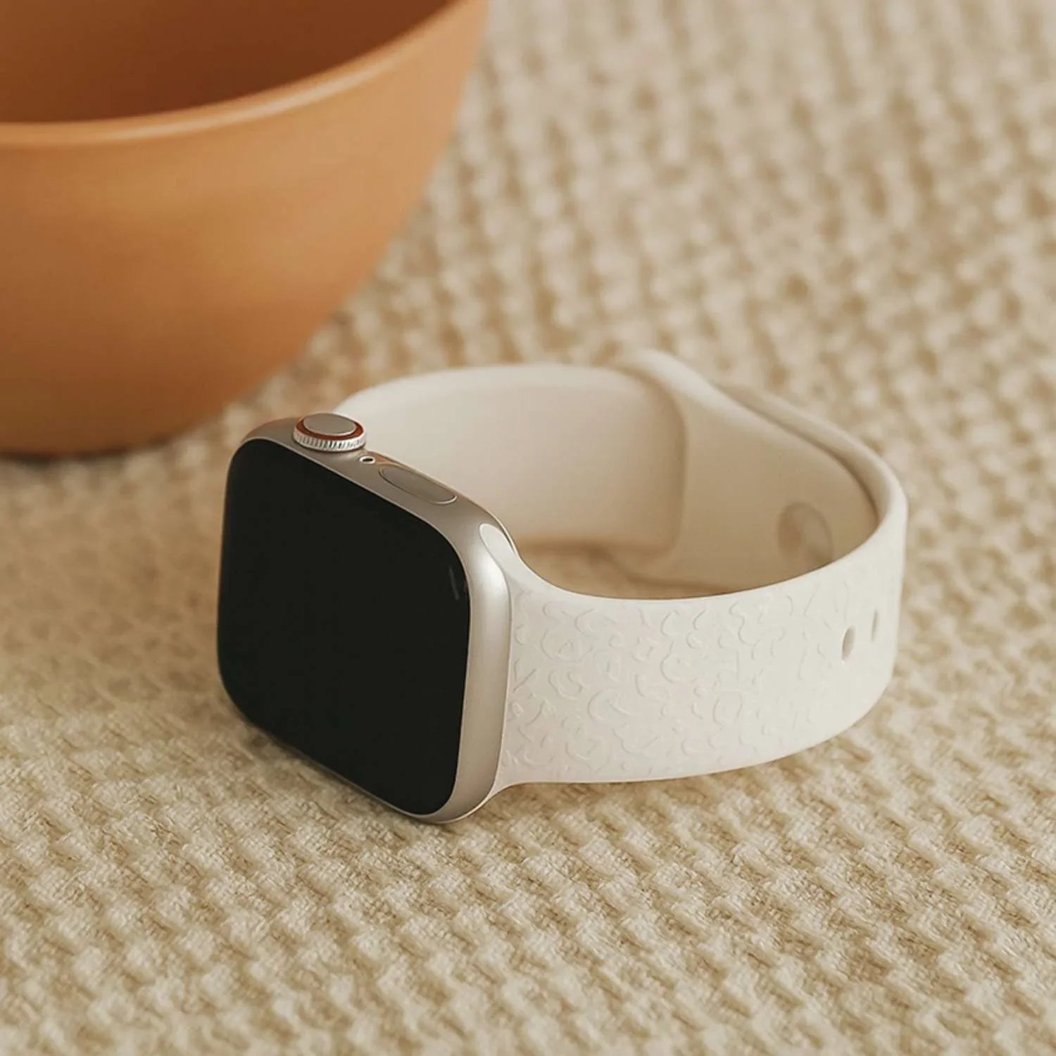Bracelet imprimé Apple Watch - silicone - léopard starlight