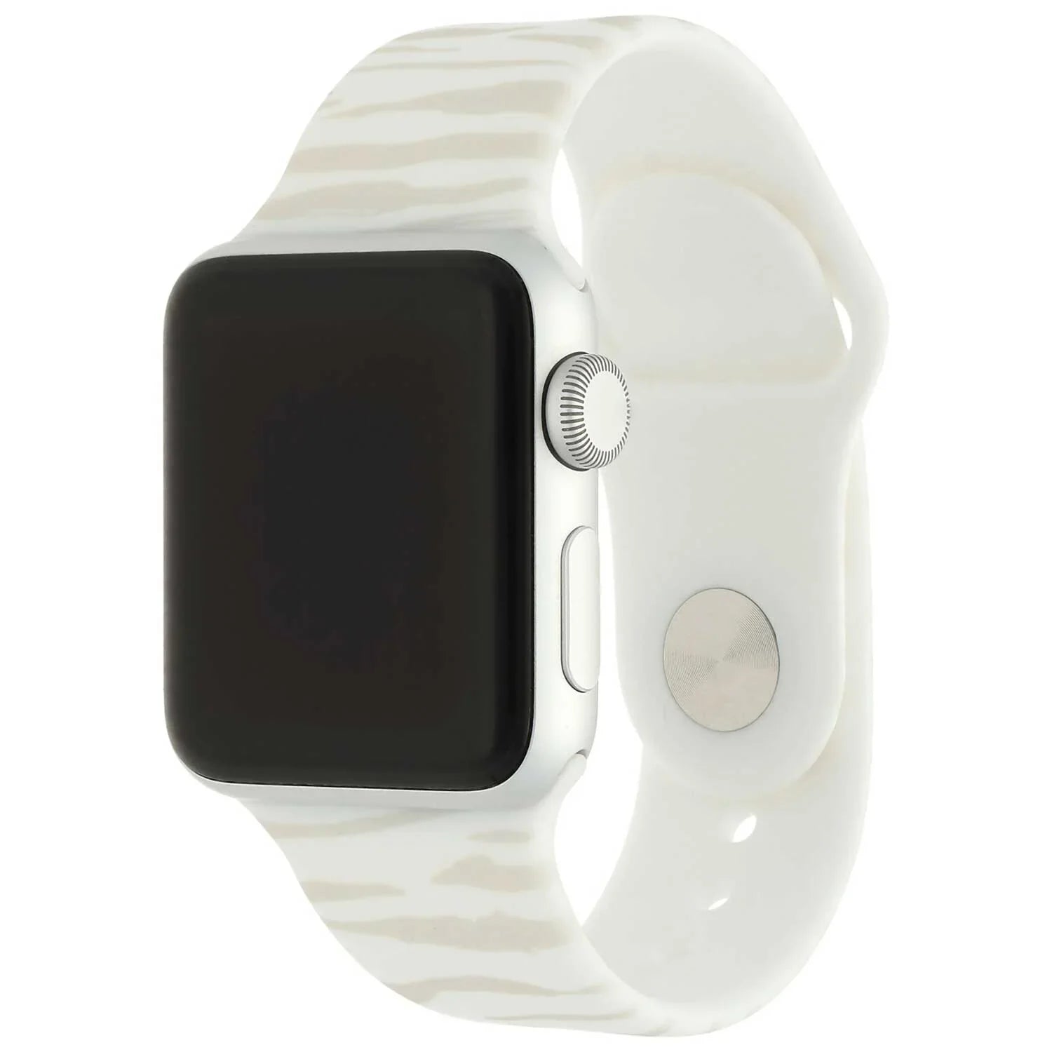 Bracelet imprimé Apple Watch - silicone - zèbre lumière stellaire