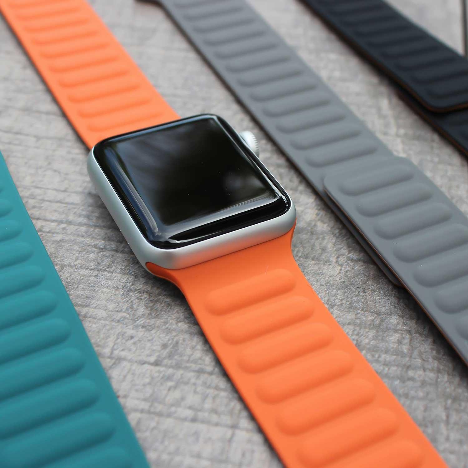 Bracelet solo loop Apple Watch - silicone - sunset