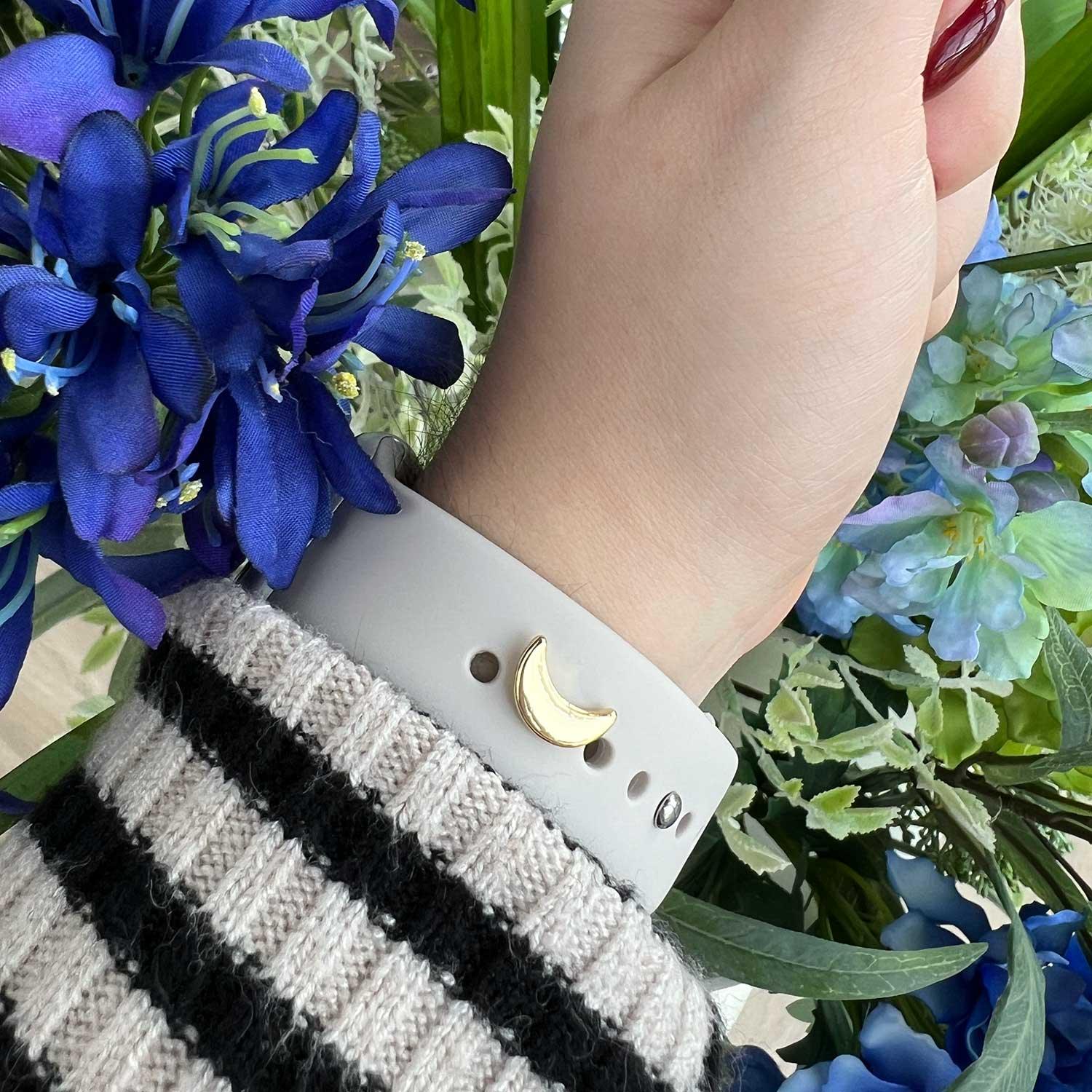 Bijou Apple Watch - lune or