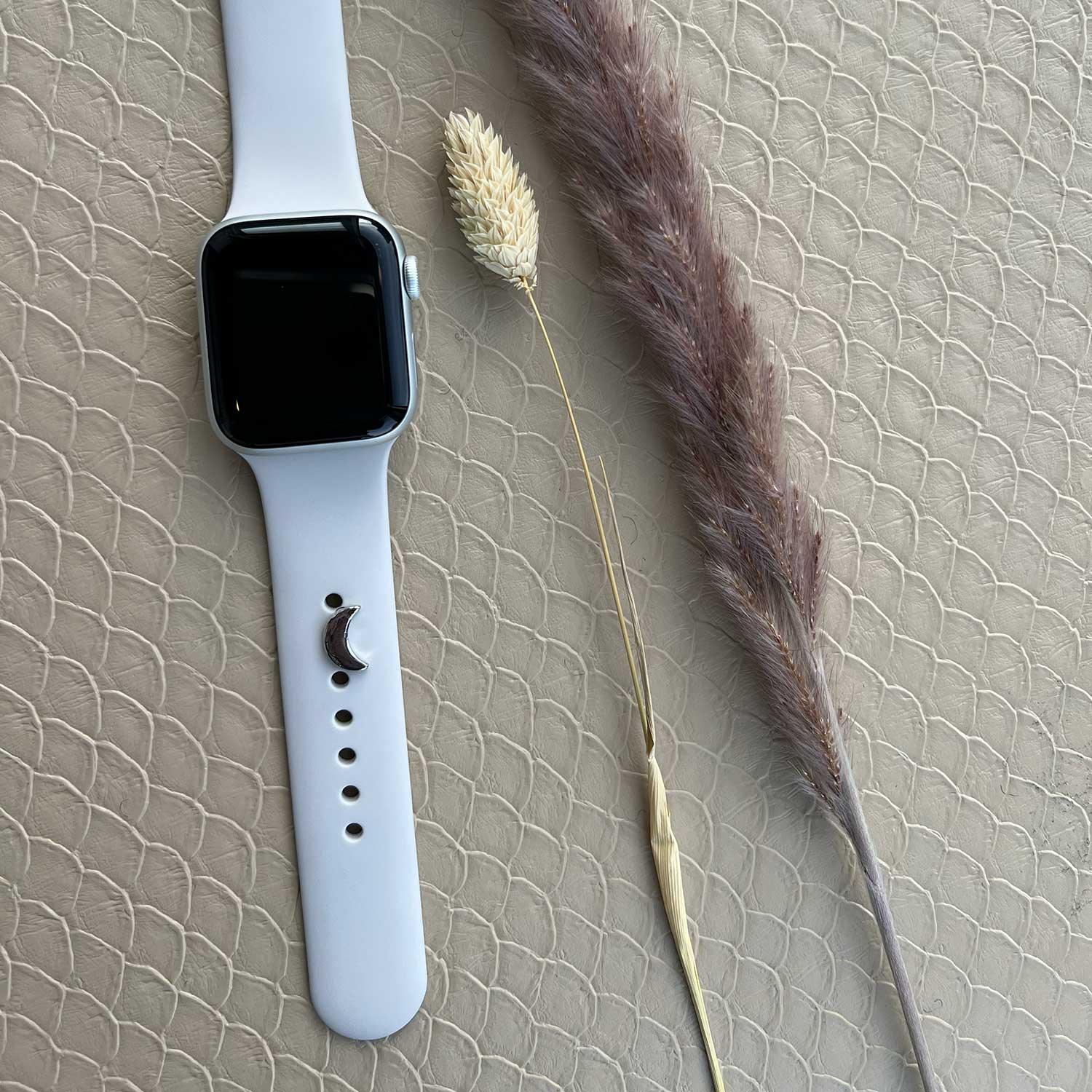 Bijou Apple Watch - Argent lunaire