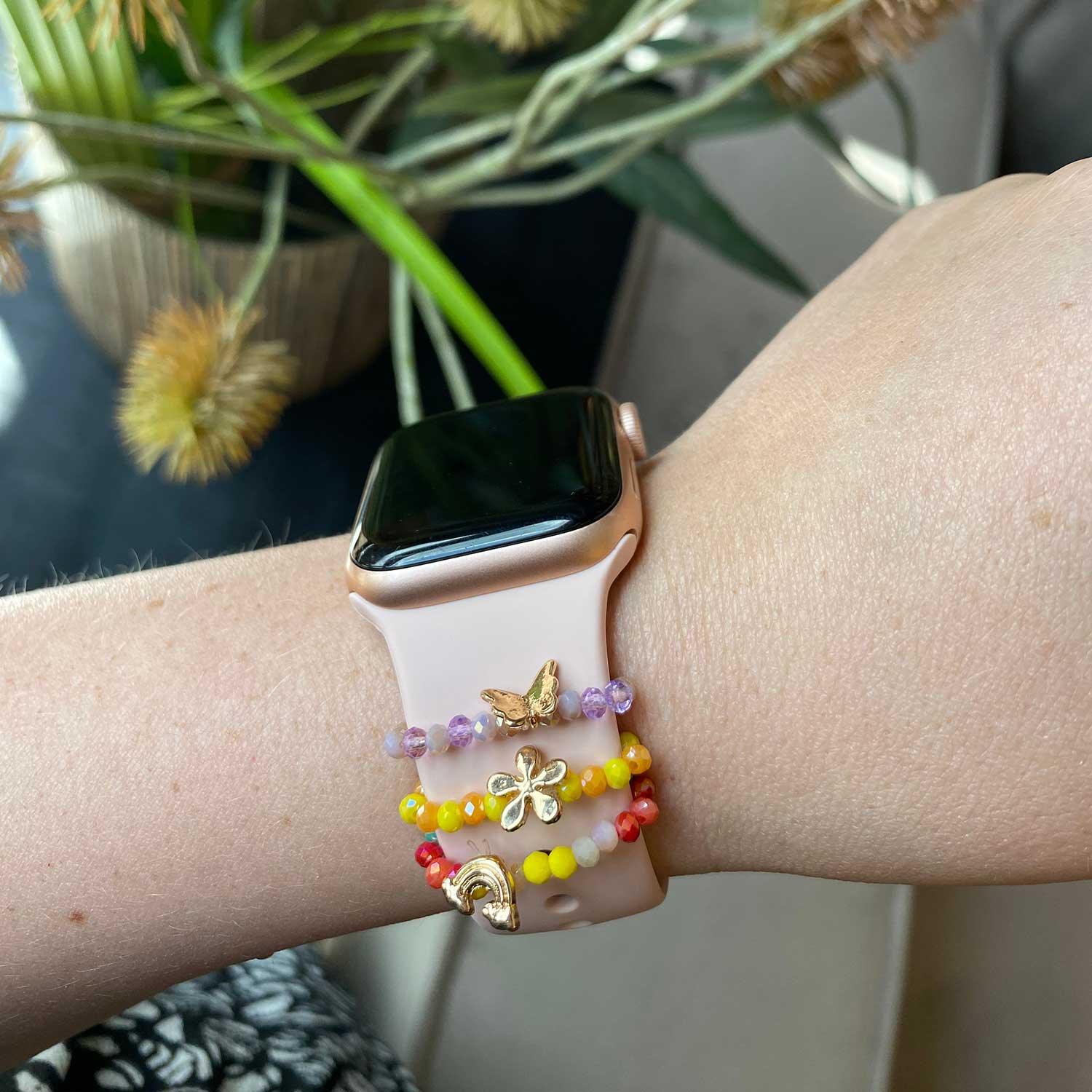Bijou Apple Watch - multicolore arc-en-ciel