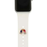 Bijou pour Apple Watch - arc-en-ciel or rose