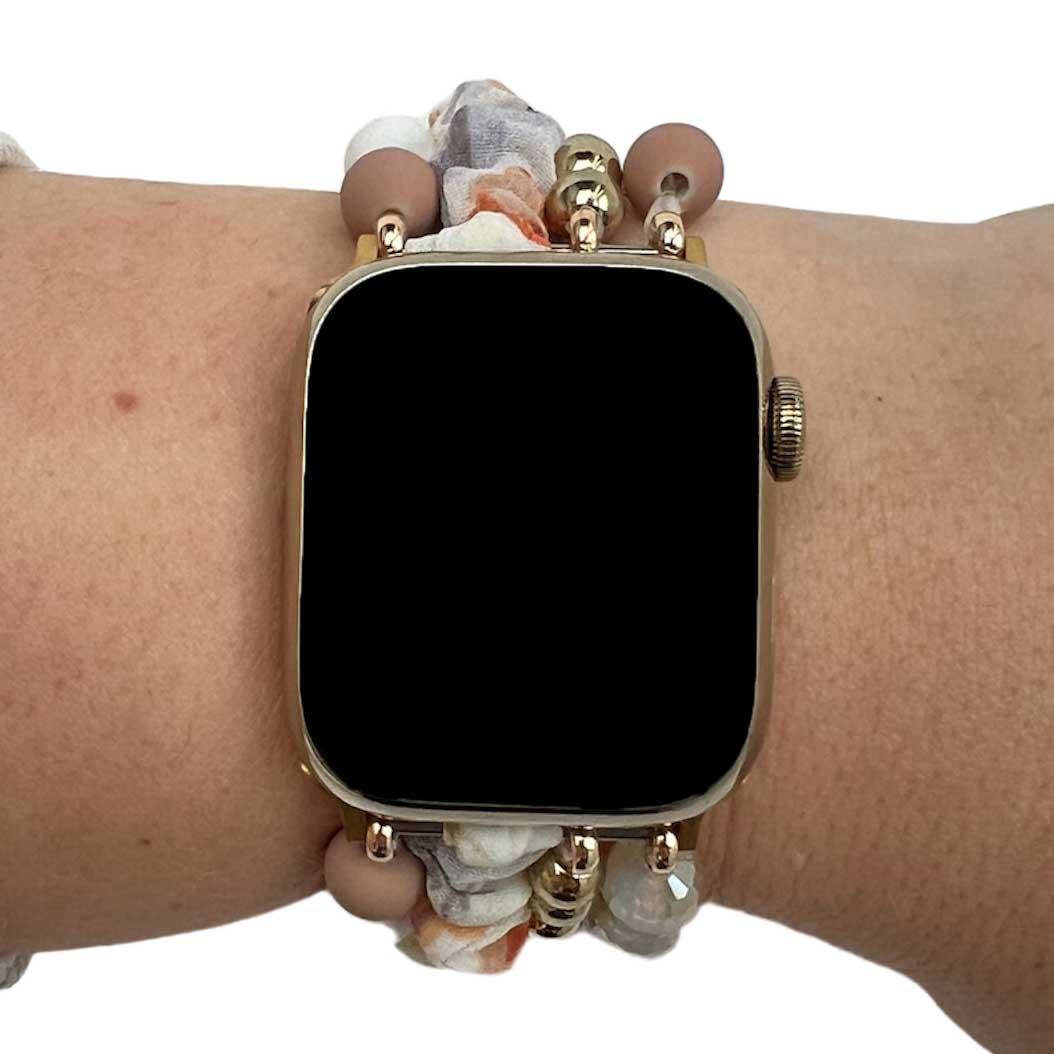 Bracelet Apple Watch - bijou - Noa beige
