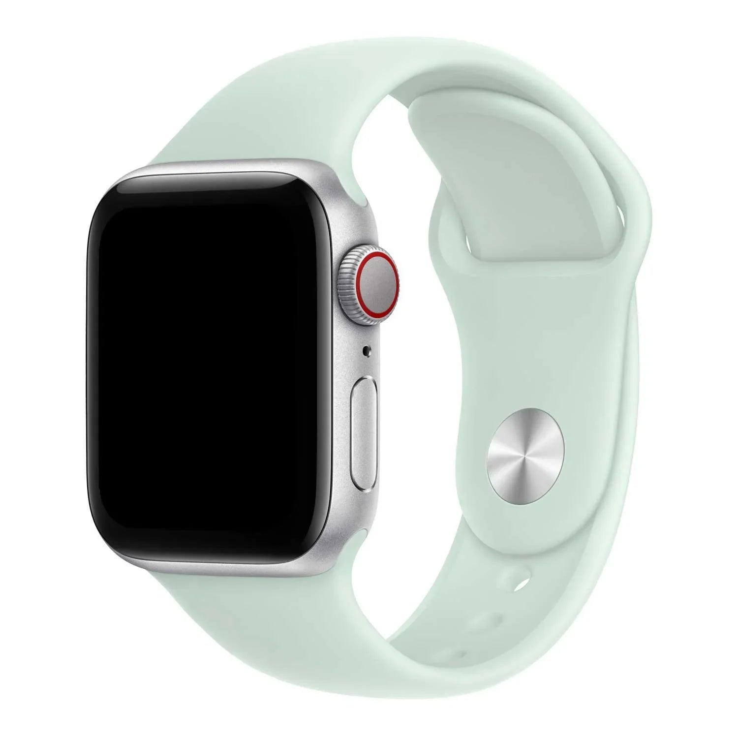 Bracelet pour Apple Watch Ovaro - silicone - aigue-marine