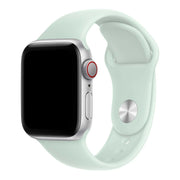 Bracelet pour Apple Watch Ovaro - silicone - aigue-marine