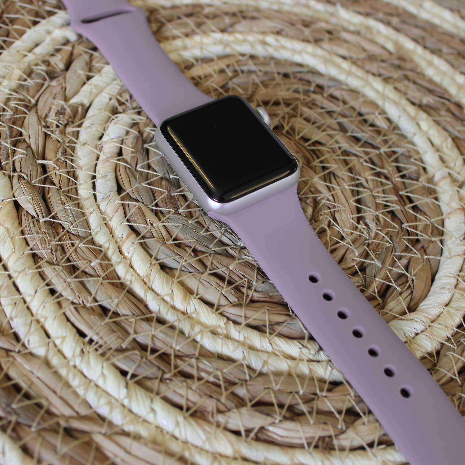 Bracelet Apple Watch - silicone - béton