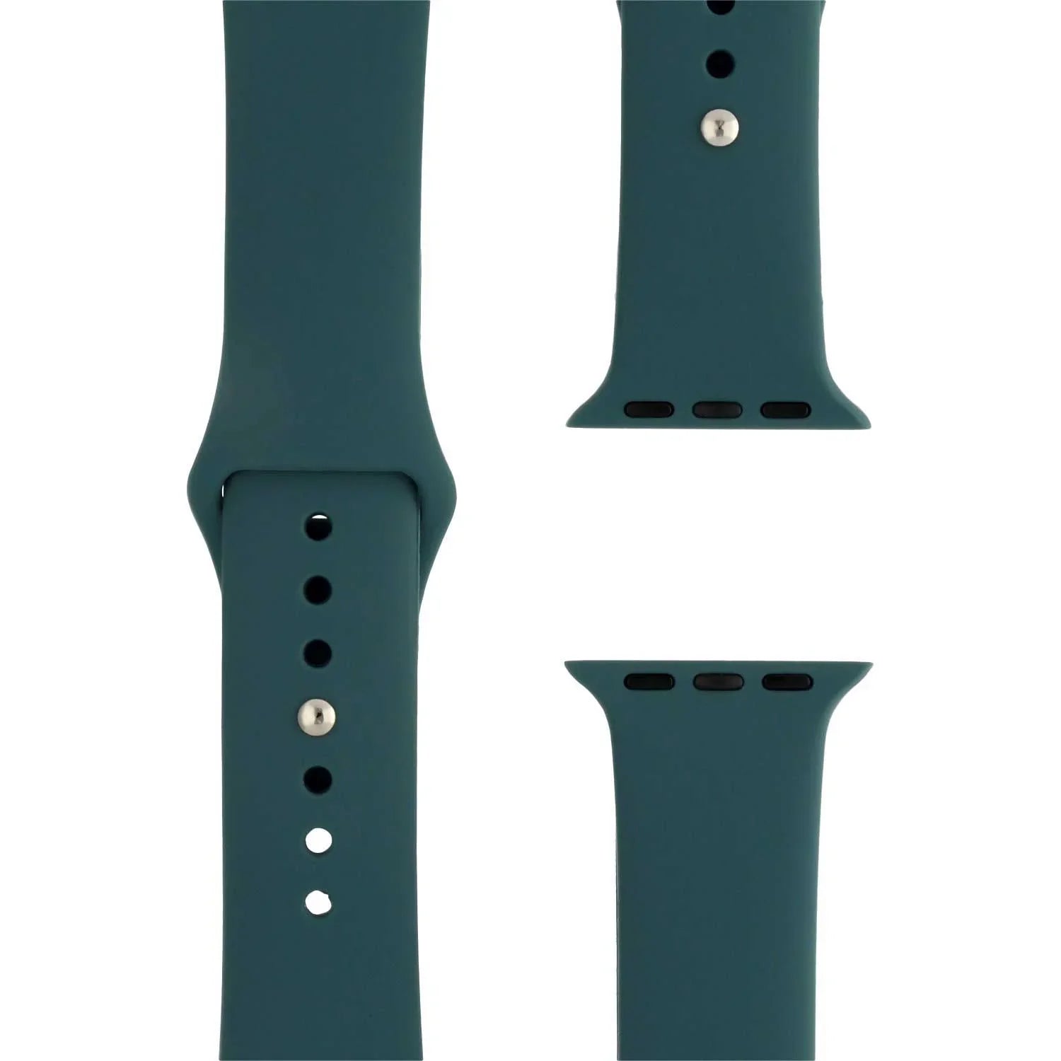 Bracelet Apple Watch Vyon - silicone - bleu-vert