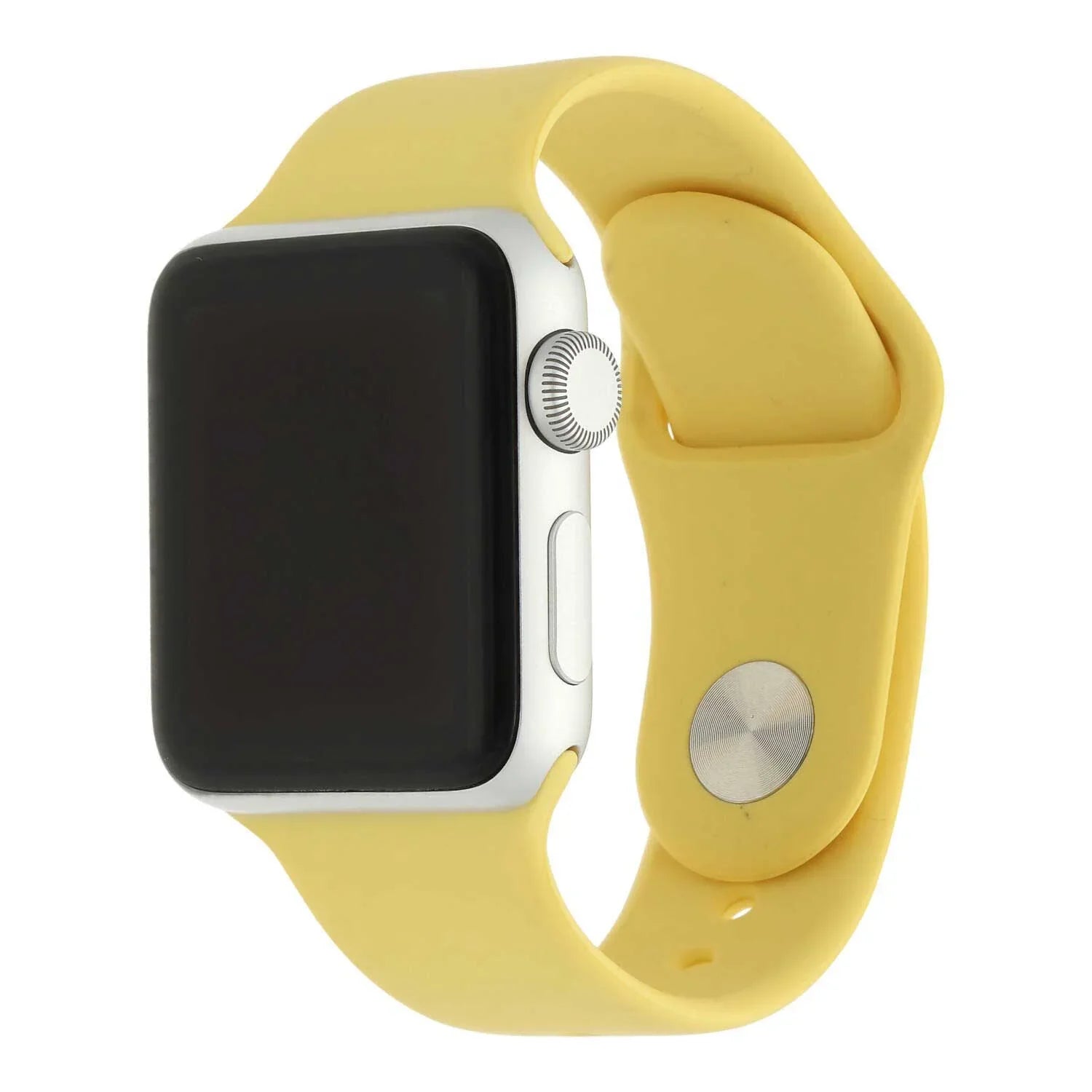 Bracelet Apple Watch Teyra - silicone - citron