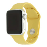 Bracelet Apple Watch Teyra - silicone - citron