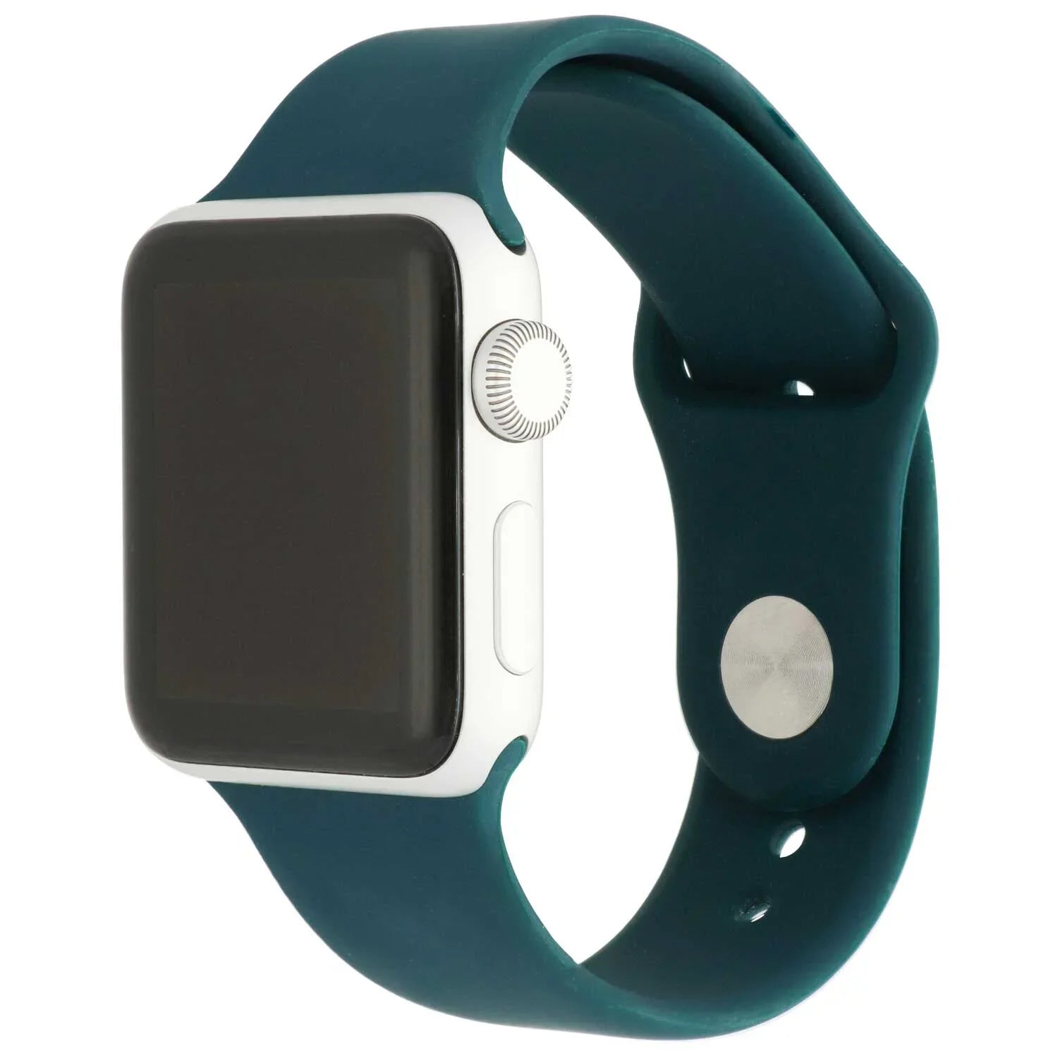 Bracelet Apple Watch - silicone - vert foncé