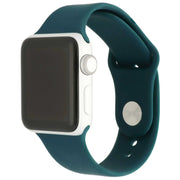 Bracelet Apple Watch - silicone - vert foncé