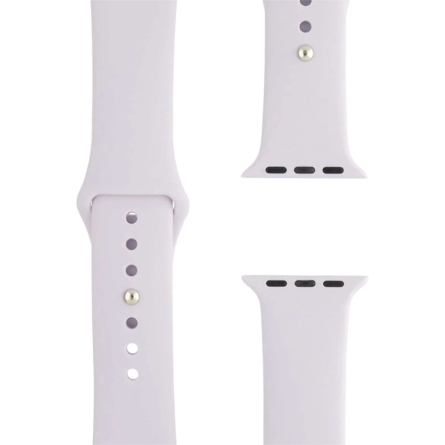 Bracelet Apple Watch - silicone - violet élégant