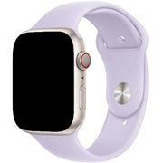 Bracelet Apple Watch - silicone - violet élégant