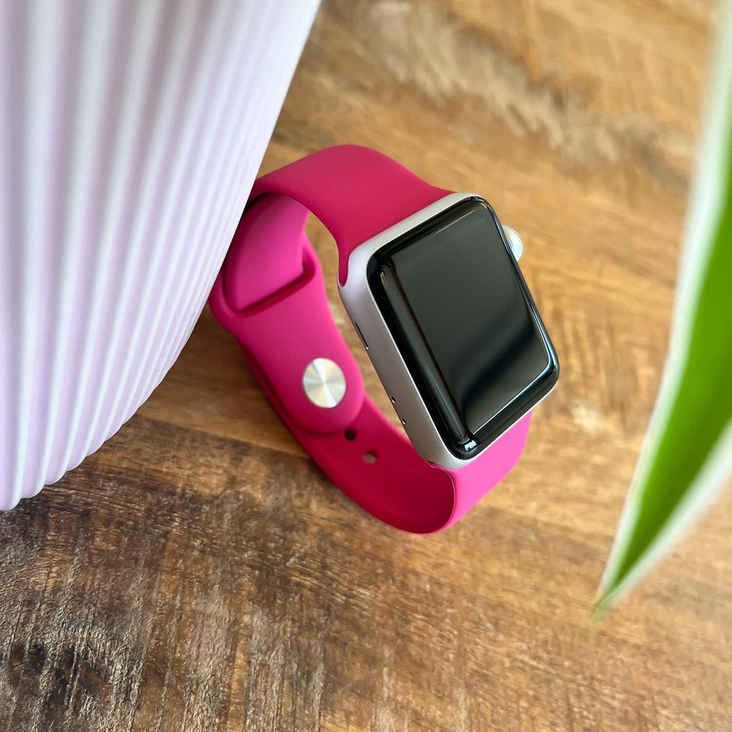 Bracelet Apple Watch - silicone - grenade