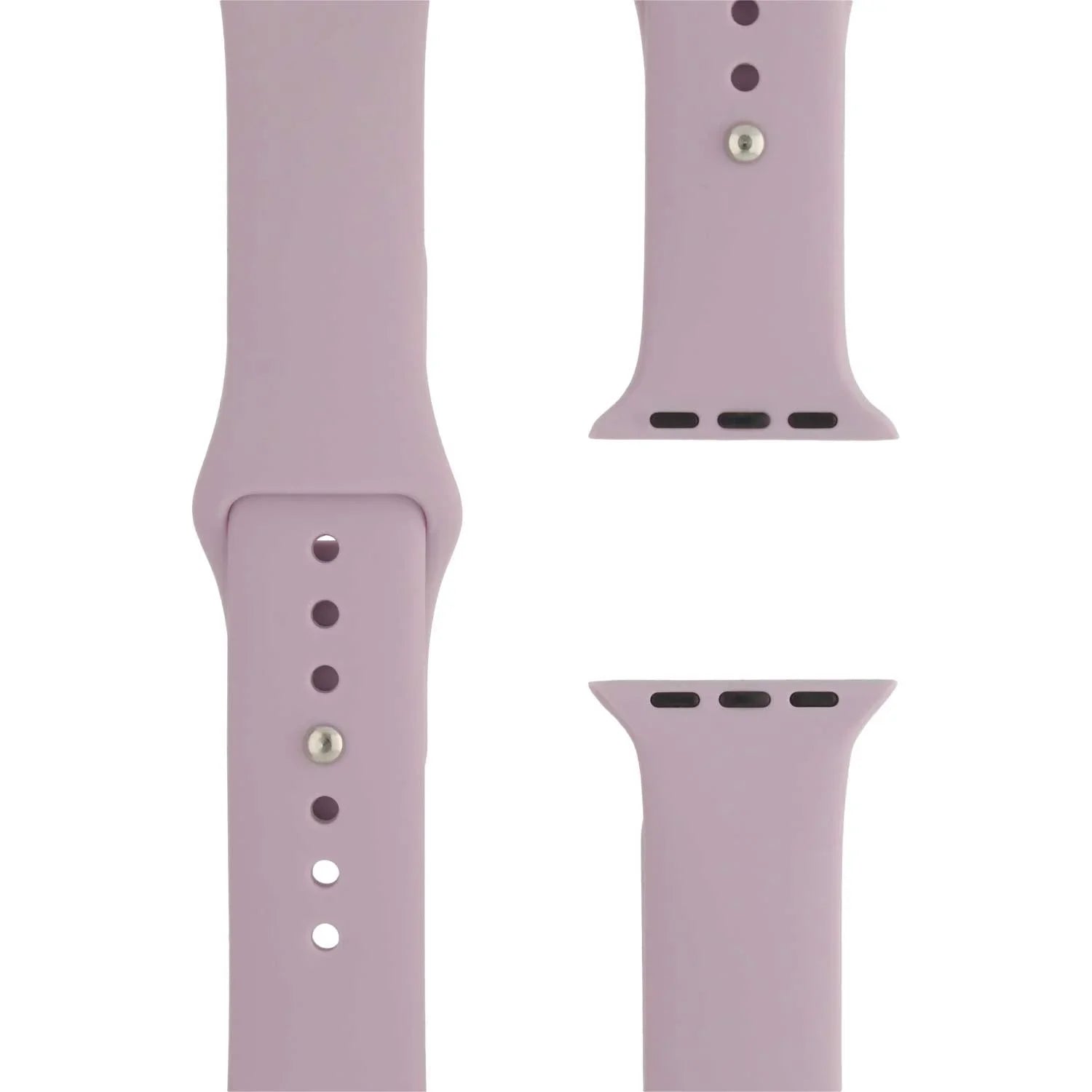 Bracelet Apple Watch - silicone - violet clair