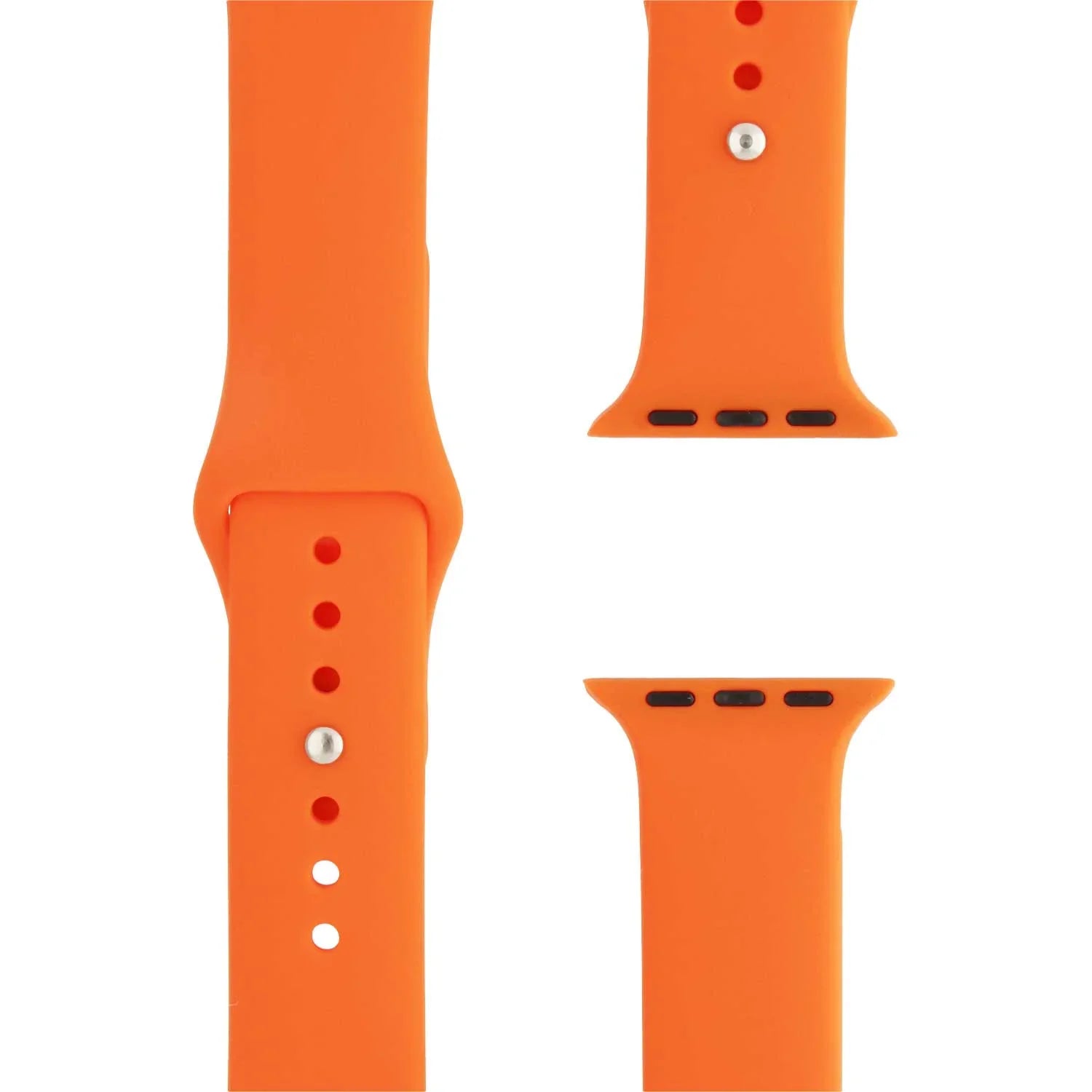 Bracelet Apple Watch Teyra - silicone - orange