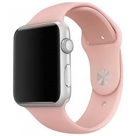 Bracelet Apple Watch Savro - silicone - rose layette