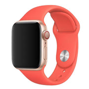 Bracelet Apple Watch - silicone - agrumes roses