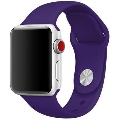 Bracelet Apple Watch Teyra - silicone - violet