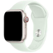 Bracelet Apple Watch Teyra - silicone - vert menthe doux