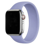 Bracelet Apple Watch - silicone - solo loop - lavande anglaise