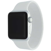 Bracelet Apple Watch - silicone - solo loop - blanc