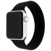 Bracelet Apple Watch - silicone - boucle unique - noir