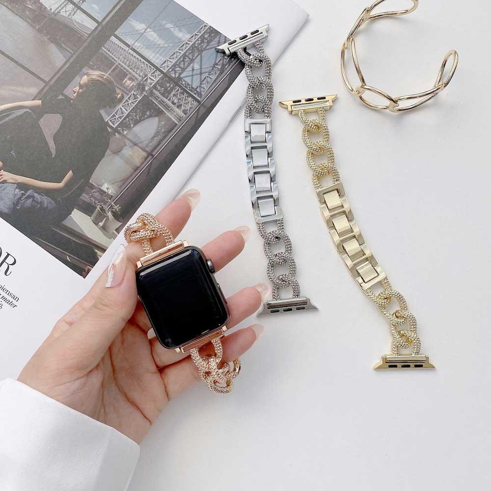 Bracelet Apple Watch Chain - acier - argent