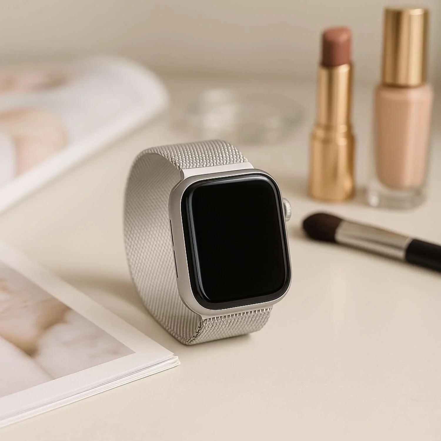 Bracelet Apple Watch Fiore - milanais - argent