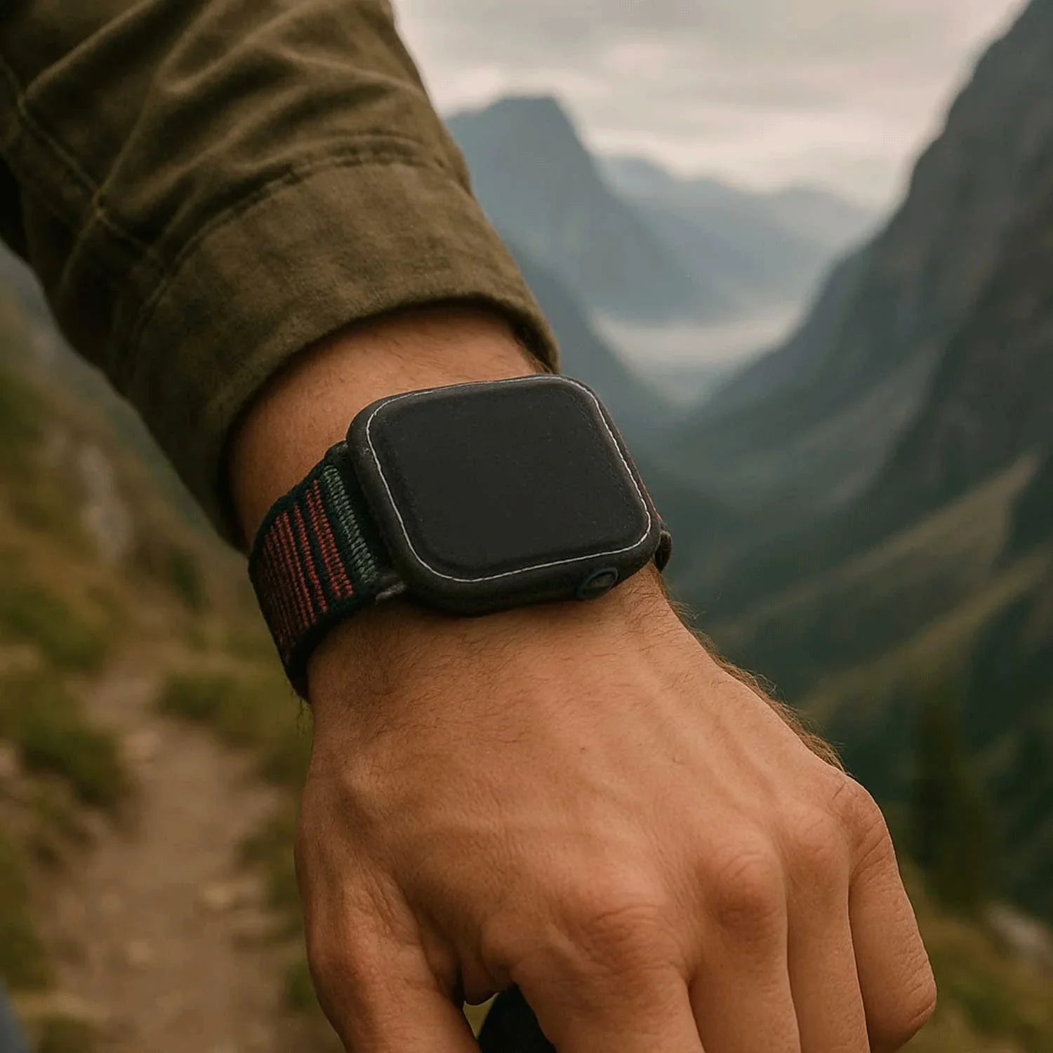 Bracelet Apple Watch Flyne - tissé - nylon - Rhythm