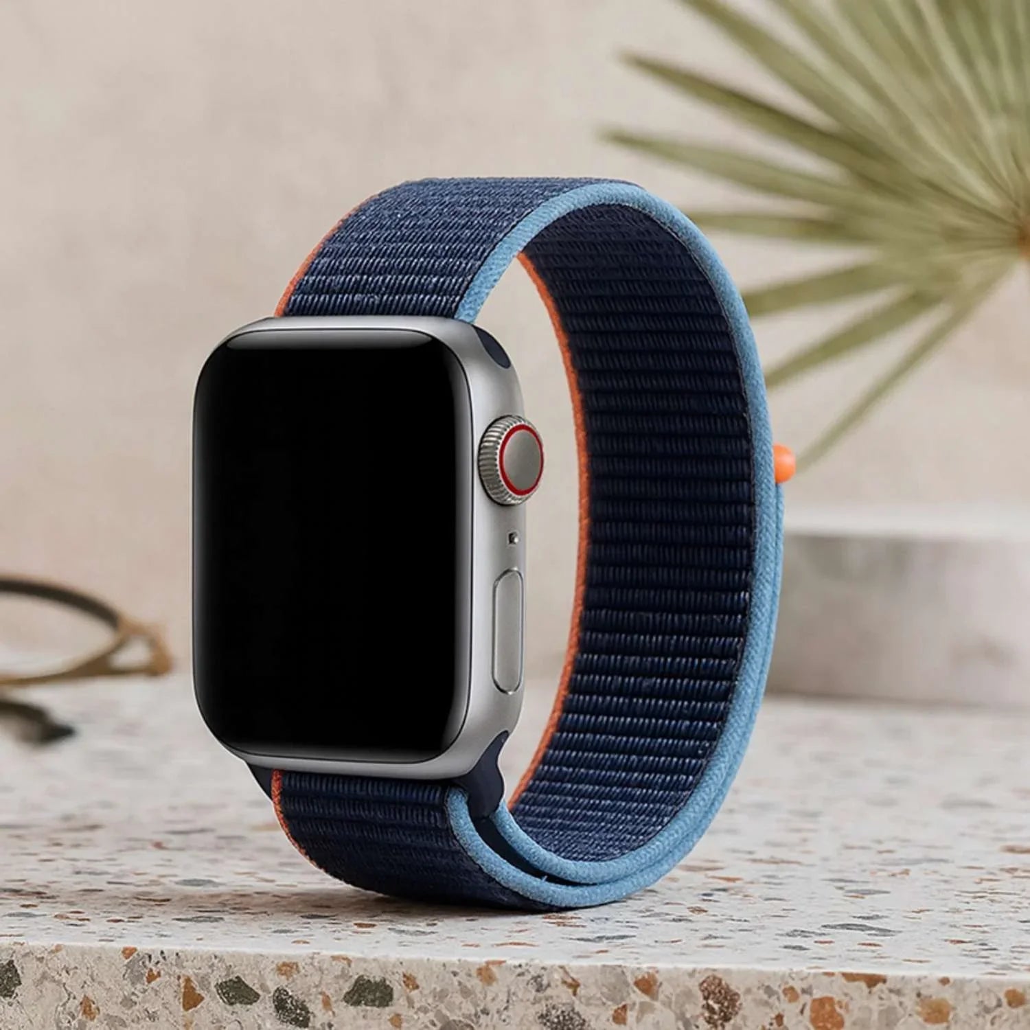 Bracelet Apple Watch - tissé - nylon - abyssal