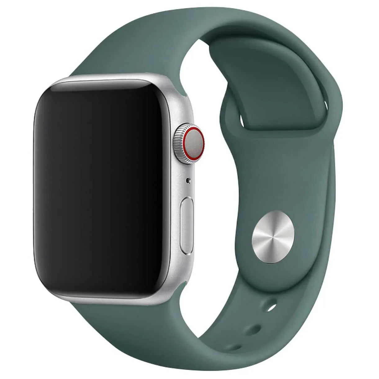 Bracelet pour Apple Watch Savro - silicone - vert pin