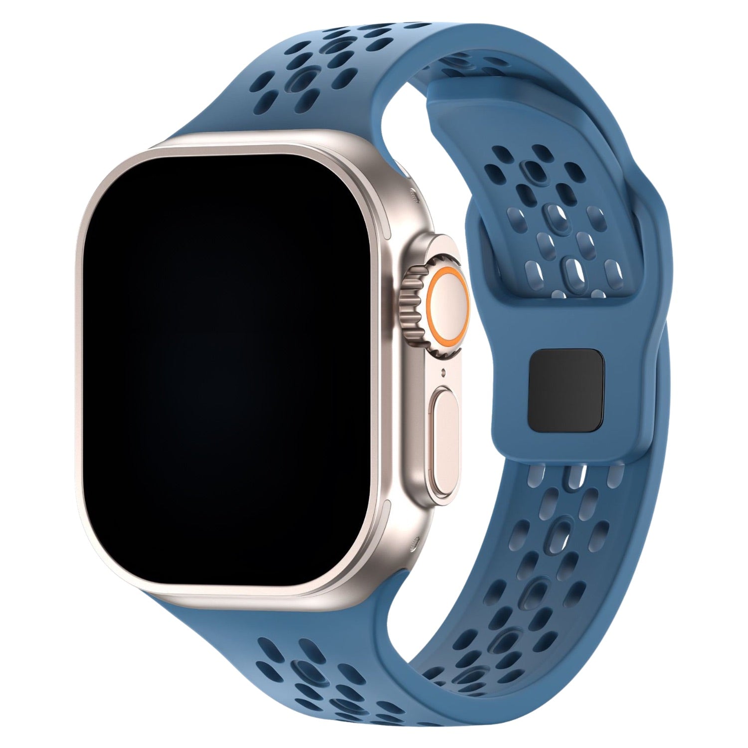 Bracelet Apple Watch Sprint - silicone - bleu
