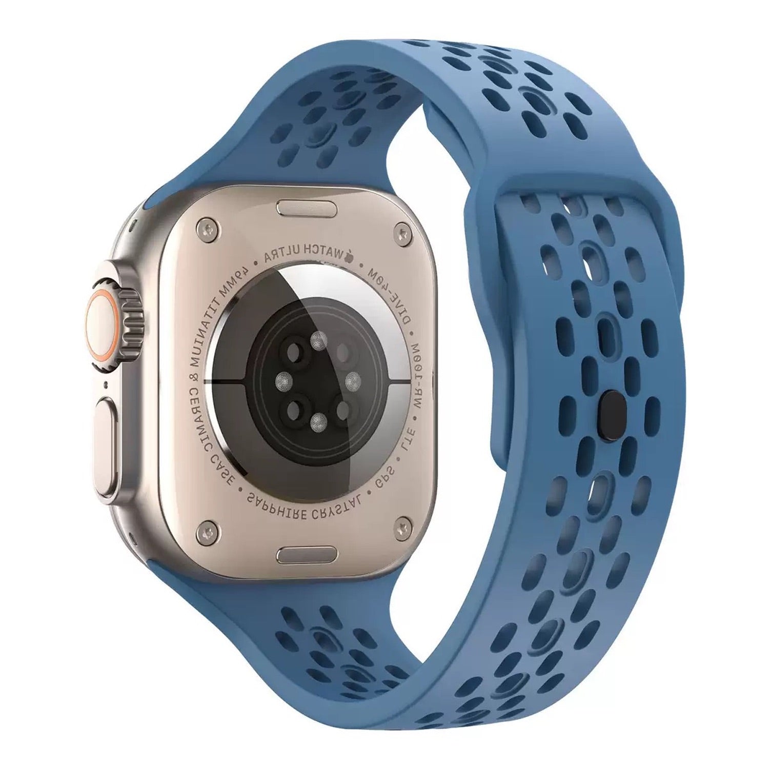 Bracelet Apple Watch Sprint - silicone - bleu