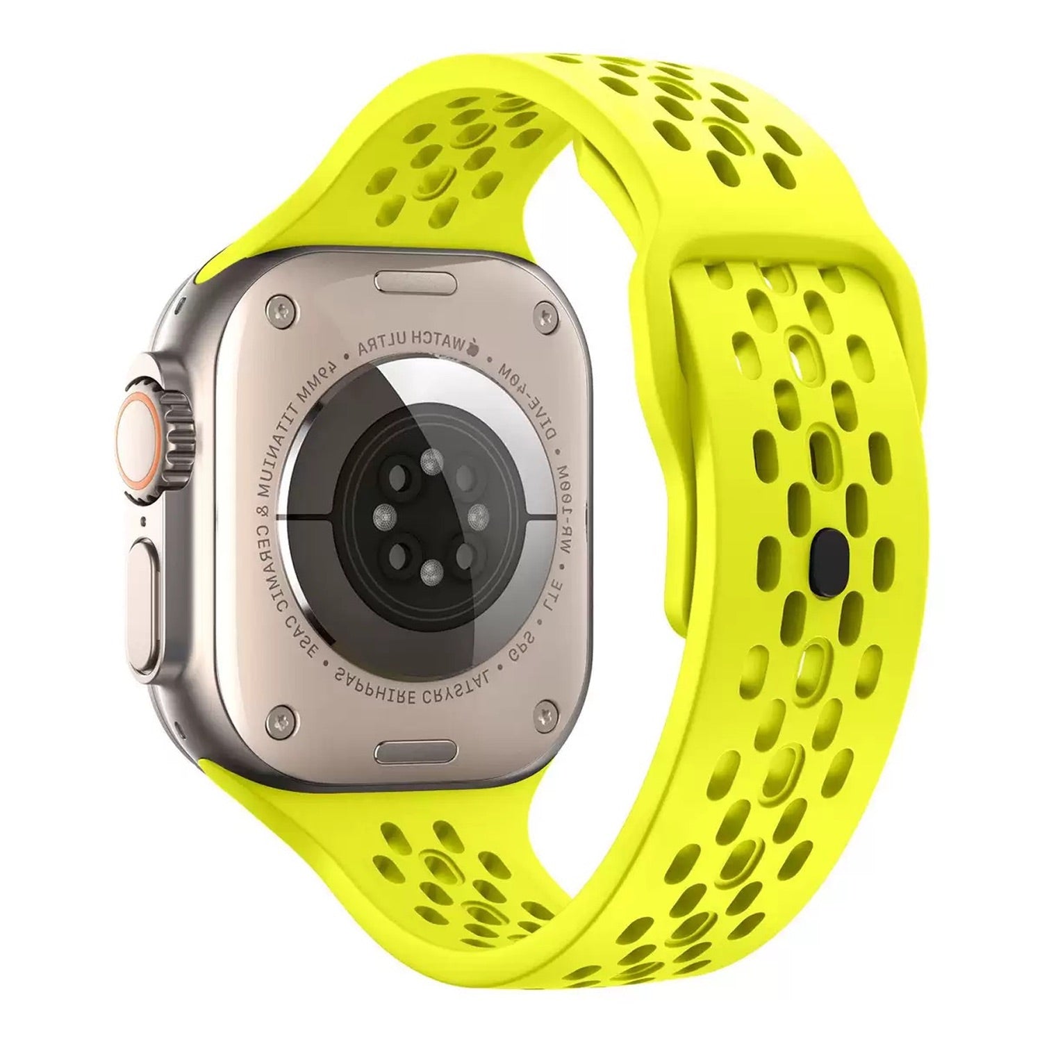 Bracelet Apple Watch Sprint - silicone - jaune