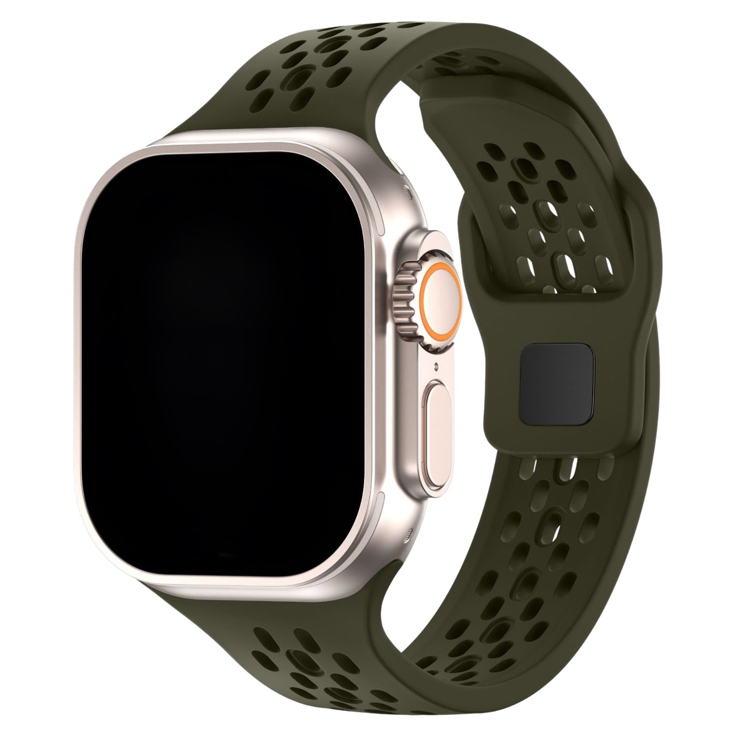 Bracelet Apple Watch Sprint - silicone - vert