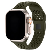 Bracelet Apple Watch Sprint - silicone - vert